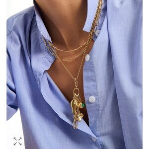 Roxanne Assoulin Gold Charm Necklace